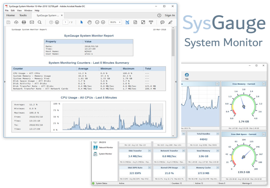 Free Download SysGauge Pro / Ultimate / Server v13.0.12 for win x86 &amp; x64 + Portable Edition + Activator