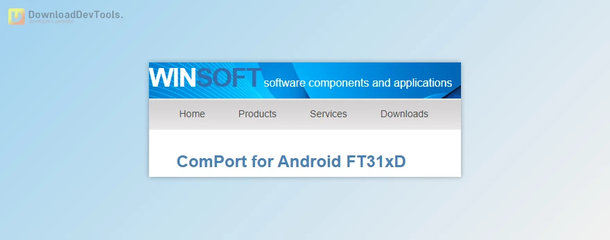 Winsoft ComPort for Android FT31xD