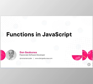 Functions in JavaScript - Dan Geabunea