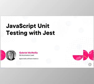 JavaScript Unit Testing with Jest - Gabriel McNeilly