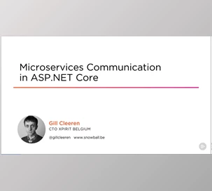 Microservices Communication in ASP.NET Core 3 - Gill Cleeren