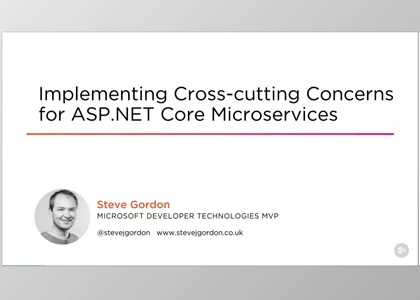 Implementing Cross-cutting Concerns for ASP.NET Core 3 Microservices - Steve Gordon