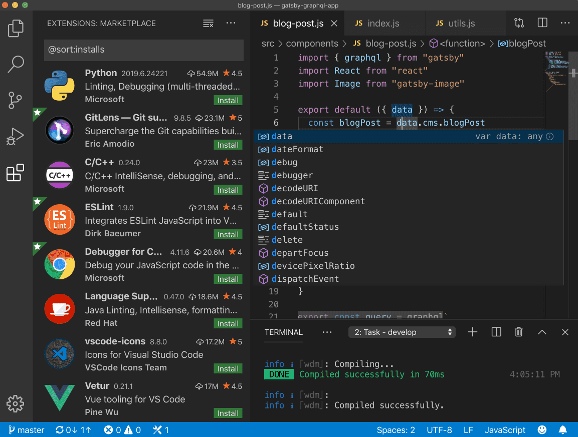 VS Code: Light but Powerful