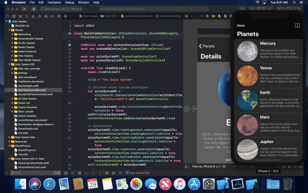 Apple Xcode UI
