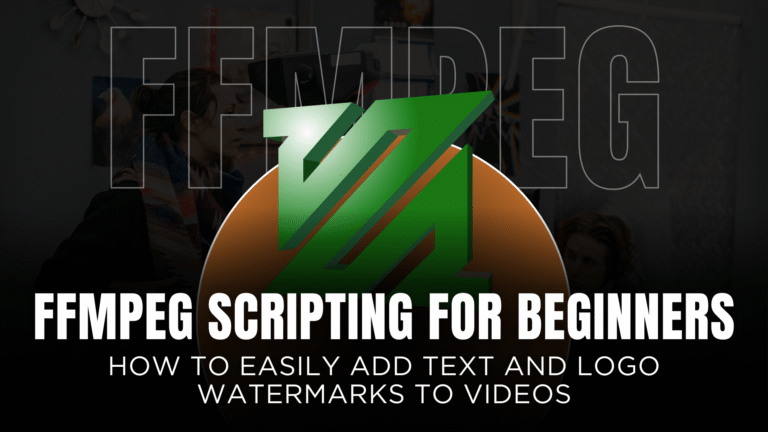 How to easily add text and logo watermarks to videos using FFMPEG