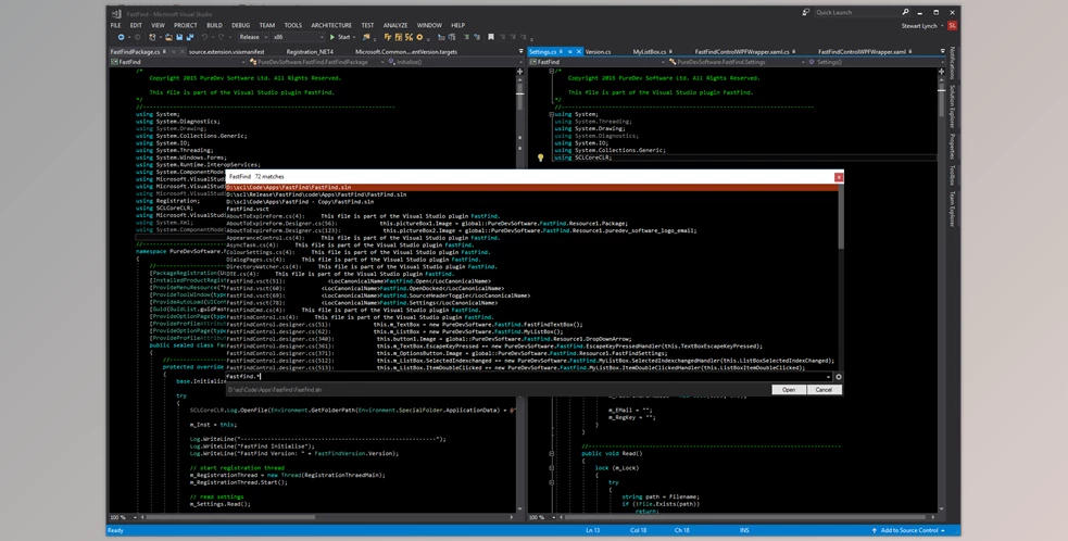 Download FastFind v8.1 (27 Mar 2022) for Visual Studio 2017-2022 Pre-Activated