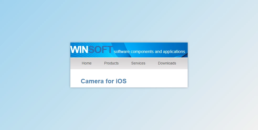 Download Winsoft Camera for iOS v1.8 for Delphi & CB 10.4-12 Athens Full Source