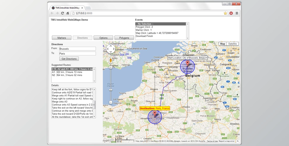 Download TMS IntraWeb WebGMaps v1.6.3.0 (18 Oct 2021) for Delphi XE-11 Alexandria Full Source