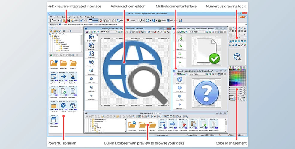 Free Download Axialis IconWorkshop Professional v6.9.5.0 + Portable Edition + Patcher
