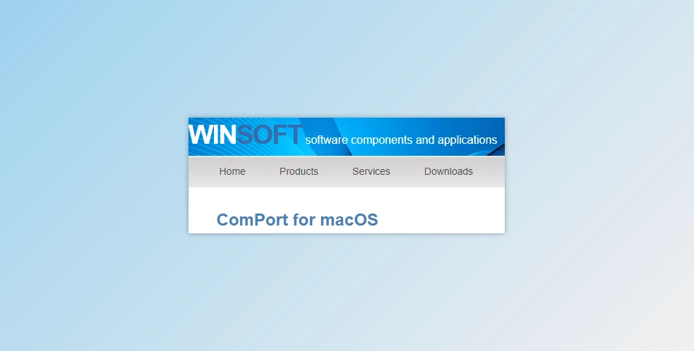 Download Winsoft ComPort for macOS v2.8 for Delphi 10.3-12 Athens Full Source