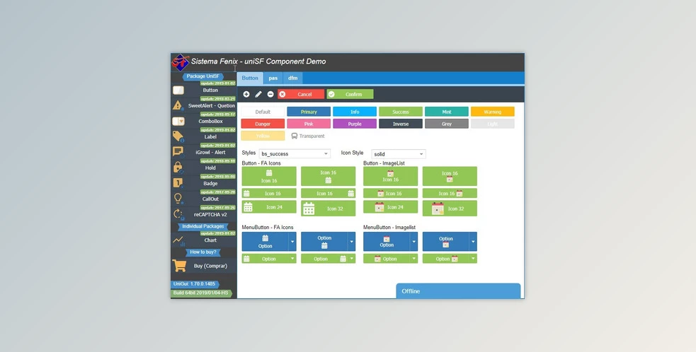 Download Sistema Fenix UniSF Component for UniGUI v1.1.1060 Retail
