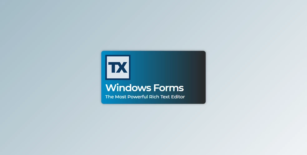 Download TX Text Control .NET for Windows Forms v33.0.0 (06 Aug 2025) + CRACK