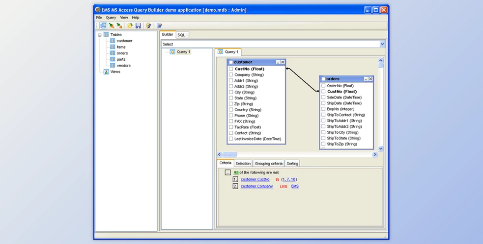 Download EMS Advanced Query Builder v3.13.0.0 for D7-D11 Alexandria Full Source Retail
