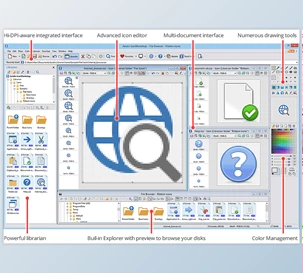 Free Download Axialis IconWorkshop Professional v6.9.5.0 + Portable Edition + Patcher