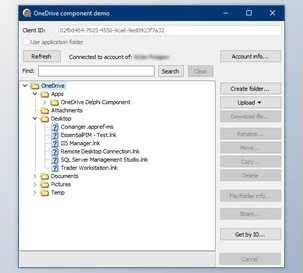Download AstonSoft OneDrive Delphi Component v4.6.0 (24 Jan 2022) for XE-D11 Alexandria + CRACK