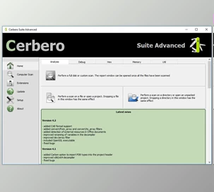 Free Download Cerbero Suite Advanced v6.5.1 for Win & Linux & macOS + CRACK