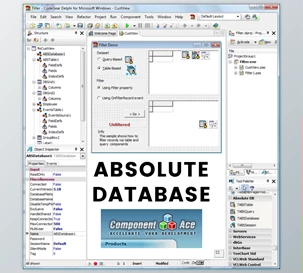 Download Absolute Database v7.96 Multi & Single User for Delphi & C++ Builder 4-12 Athens + Source Code & License Key