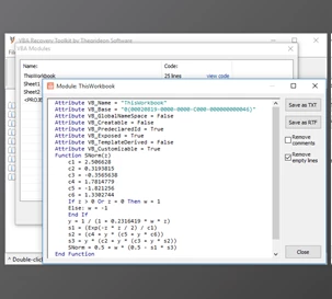 Download VBA Recovery Toolkit v6.1 + License Key