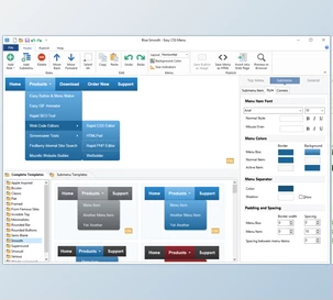 Free Download Blumentals Easy CSS Menu v5.5.0.39 Multilingual + Keygen