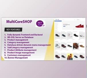 Download MultiCoreSHOP - Ecommerce Management System. Build ASP.NET CORE 5.0 and MS-SQL Server Full Source