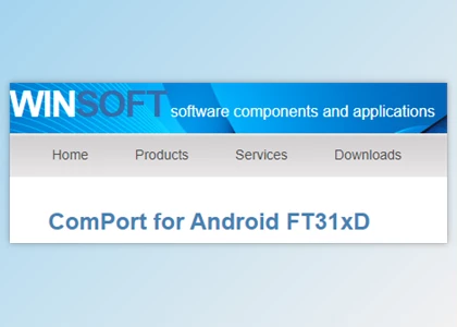 Download Winsoft ComPort for Android FT31xD v1.9 for Delphi & CB 10.4-12 Athens Full Source