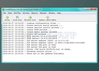 miniSIPServer v37.0 (build 20200424) 500 clients + Patcher