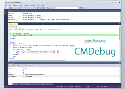 Download JP Software CMDebug v35.00.21 Multilingual + CRACK