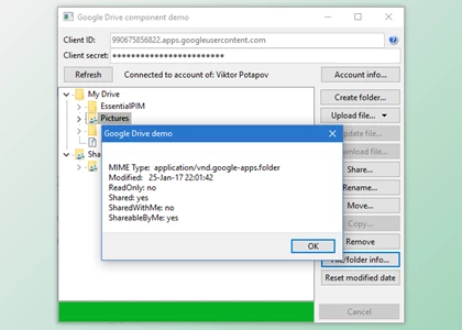 Download AstonSoft Google Drive Delphi Component v4.5.1 (18 Jan 2022) for D7-D11 Alexandria + CRACK