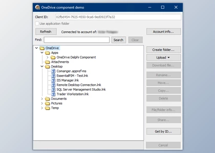 Download AstonSoft OneDrive Delphi Component v4.6.0 (24 Jan 2022) for XE-D11 Alexandria + CRACK