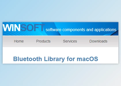 Download Winsoft Bluetooth Library for macOS v1.6 for Delphi 10.4-12 Athens Full Source