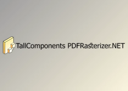 Download TallComponents PDFRasterizer.NET v4.0.31.0 (23 Sep 2022) + CRACK