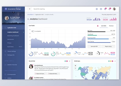 Download WrapBootstrap SmartAdmin v4.3.1 ASP.NET Core Responsive WebApp