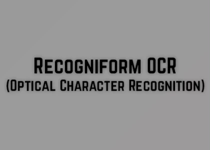 Download Recogniform OCR (Optical Character Recognition) SDK for Delphi + CRACK