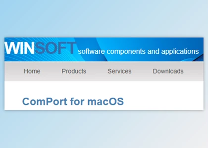 Download Winsoft ComPort for macOS v2.8 for Delphi 10.3-12 Athens Full Source