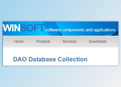 Download Winsoft DAO Database Collection v6.0 for Delphi & CB 5-12 Athens Full Source