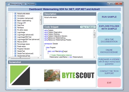 Download Bytescout Watermarking SDK v3.10.222 + CRACK