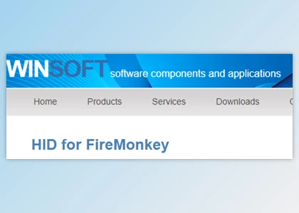 Download Winsoft HID for FireMonkey v2.7 for Delphi & CB XE2-12 Athens Full Source