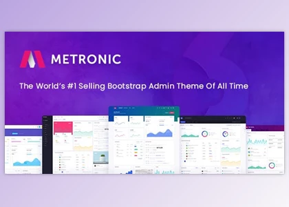 Download Metronic v9.1.0 for HTML, VueJS, React, Django, Blazor, Flask, Angular, ASP.Net Core 6 & Laravel Admin Dashboard Theme