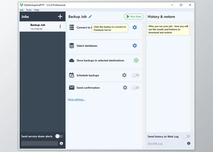 Download Pranas.NET SQLBackupAndFTP Professional v12.7.19 + CRACK