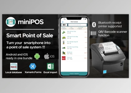 Download miniPOS v1.4.5 (24 May 2022) (Mobile Point of Sale Application Xamarin) Full Source