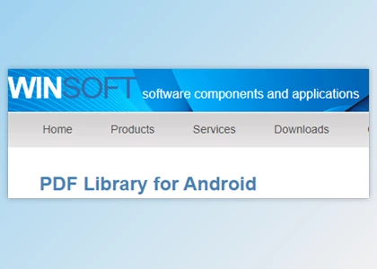 Download Winsoft PDF Library for Android v3.4 for Delphi 10.4-12 Athens Full Source