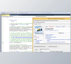 Download iMacros WebBrowser Component for .NET v14.2.5.25 + CRACK