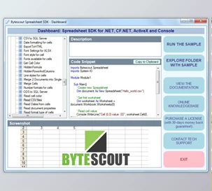 Download Bytescout Spreadsheet SDK v4.7.1.2045 (14 Jul 2023) + CRACK