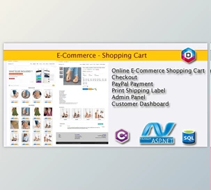 Download E-Commerce Shopping Cart v1.2 - C#, APS.NET4.5, SQL based web application Full Source