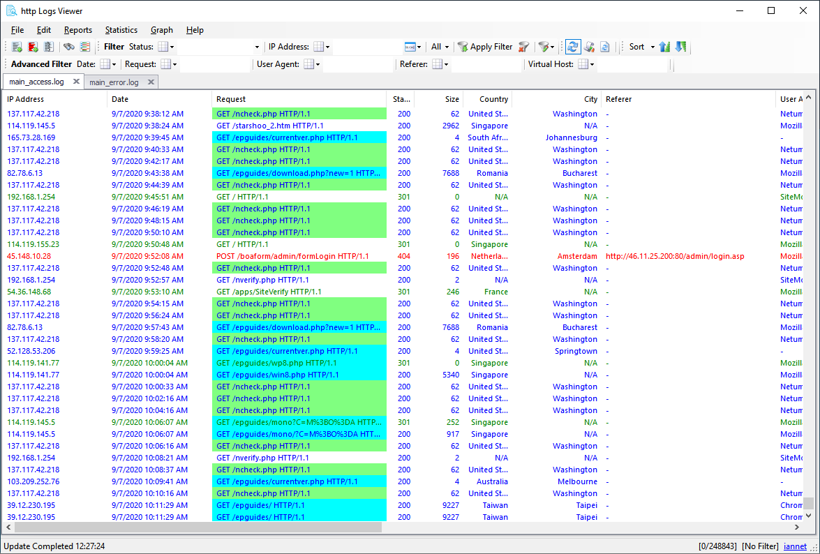 Download HTTP Logs Viewer v7.12 for Win + Keygen &amp; CRACK