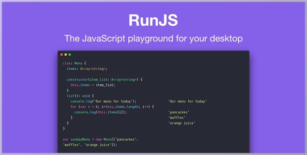 Download RunJS v2.9.0 (18 Apr 2023) JavaScript playground + CRACK