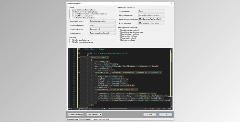 Download MappingGenerator PRO v2023.7.61 (01 Aug 2023) for Visual Studio 2019-2022 + CRACK