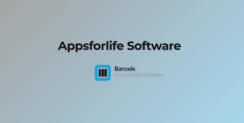 Free Download Appsforlife Barcode Generator v2.5.6 for Win & macOS + Portable Edition + CRACK