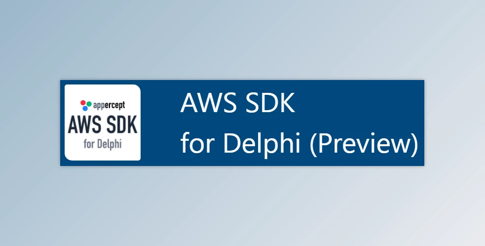 Download AWS SDK for Delphi 12 Athens v1.0.0 Retail Full Source