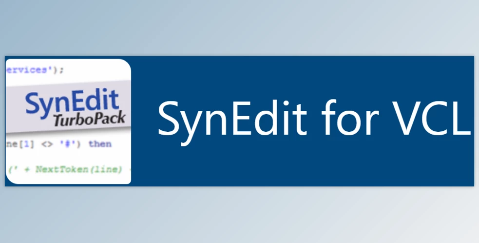 Free Download SynEdit for VCL v2025.03 (22 Mar 2023) for Delphi 10-12 Athens Full Source